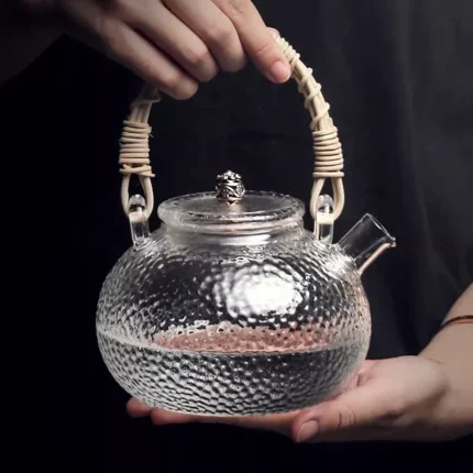 Hammered Glass Retro Japanese Style Teapot 禅 선 | Zen Living Shop & Blog