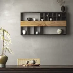 RIVER Modern Chinese Wood Shelf